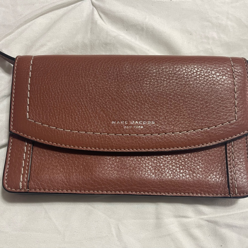 Marc Jacobs Rich Brown Leather Wallet